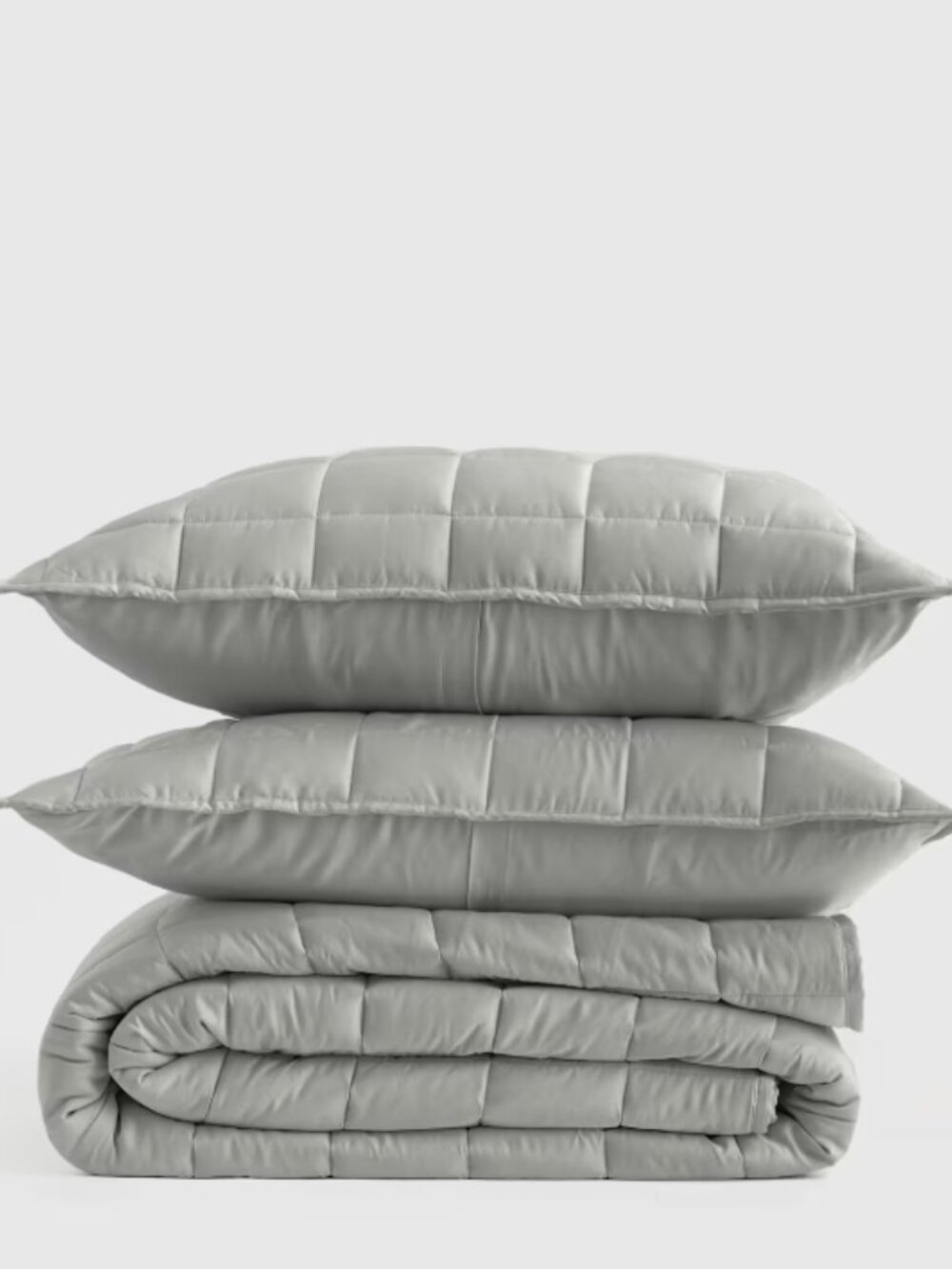 Bamboo Box Quilt Set QUINCE King/Cal King, Eucalyptus